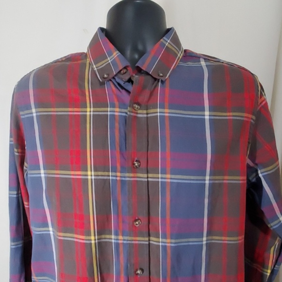 Five Four Other - FIVE FOUR Red & Blue Checked Shirt Size M